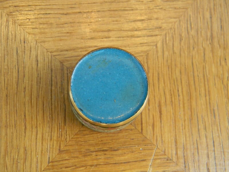 Boite Ronde Pilulier émaux Cloisonnés Ancienne 3,3 cm — vue 4