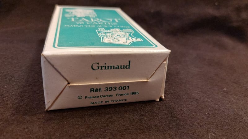 Cartes Tarot Grimaud Fédération Française de Tarot — vue 3