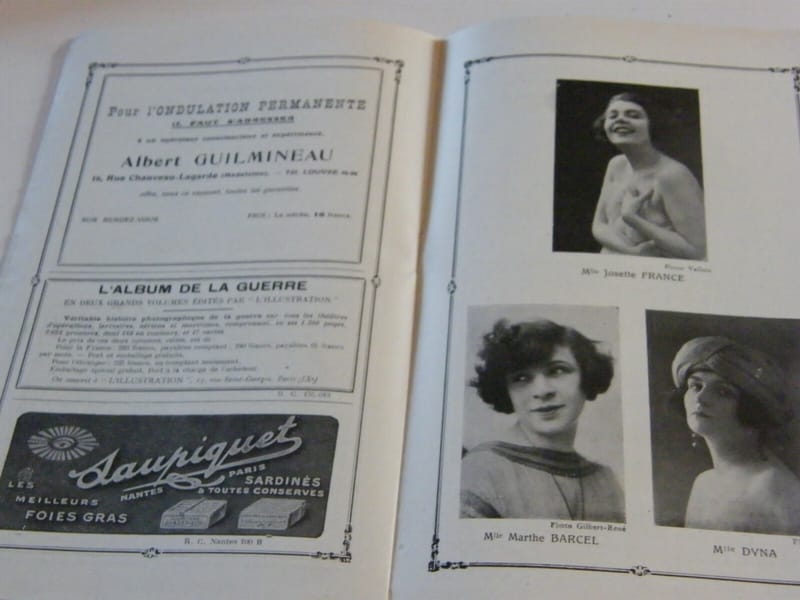 Programme Théâtre Antoine La femme et le pantin Années 20 — vue 2