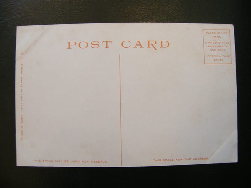 "Carte Postale A Cree Indian Détroit Publishing 11160 Indien d'Amérique" — vue 2