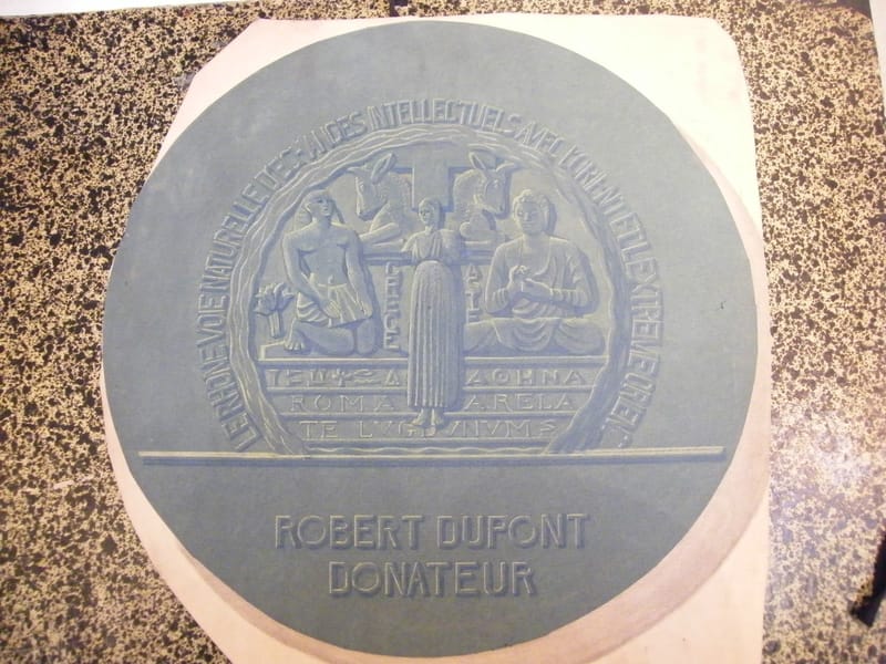 "Pastel de Concours Robert Dupont Donateur Echange Orient extrême Orient"