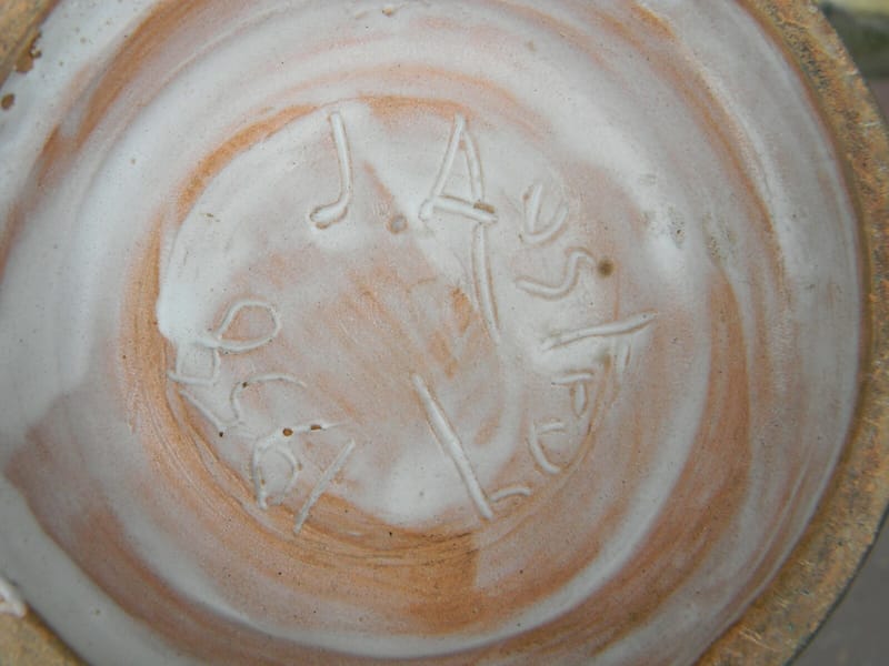 Jean Austruy Céramique Vase Africaniste Scarifié 1958 France Signé — view 10 of 10