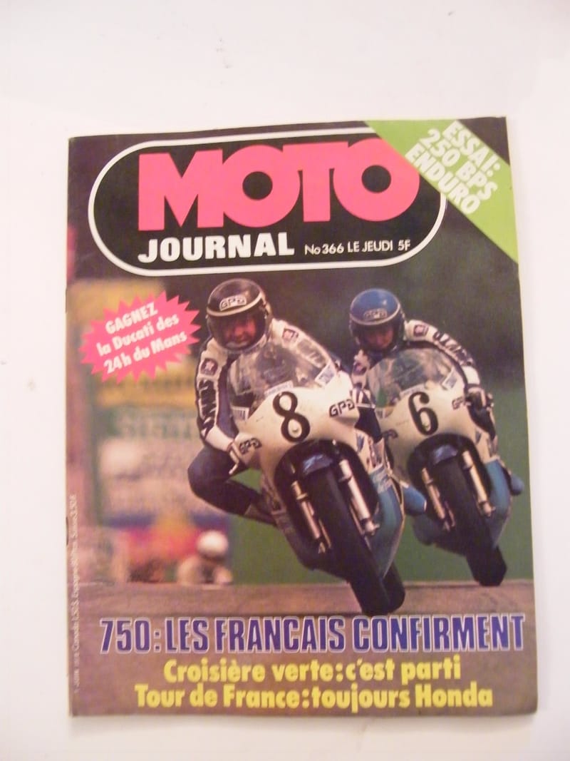 "Moto Journal Juin 1978 N°366 250 BPS Enduro"