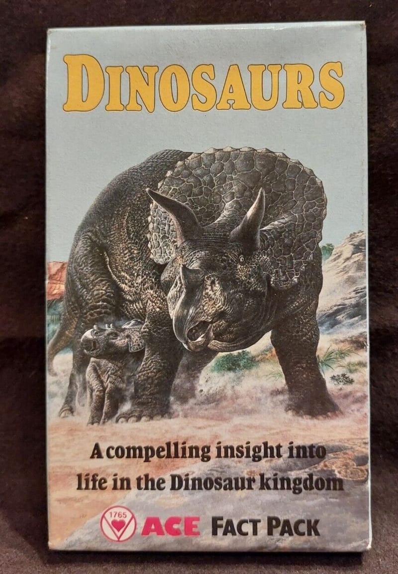 Cartes ACE Fact Pack Dinosaurs