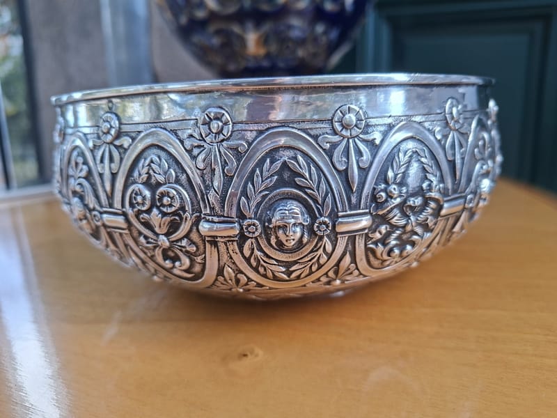 Coupe Argent Massif Minerve Néoclassique Silver Silber — vue 2