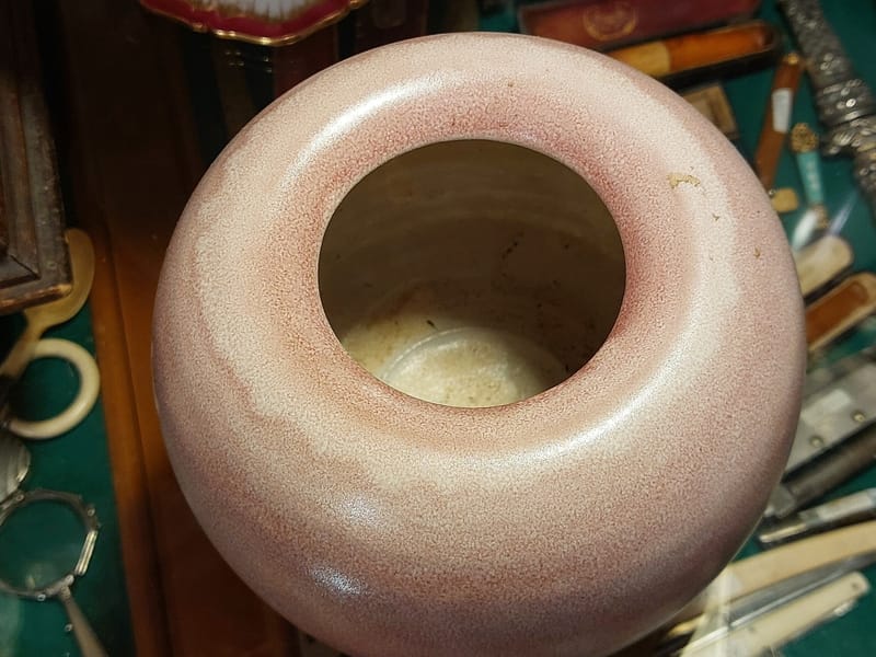 Céramique Vase Boule Rose — vue 2