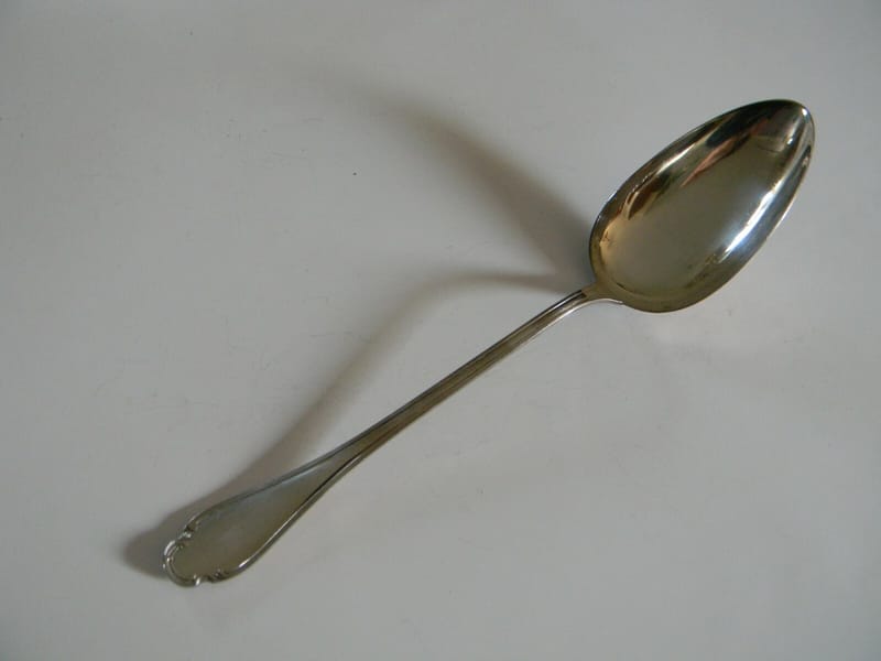 Christofle Cuillère service Argent Plaqué Modèle Pompadour Silver Silber