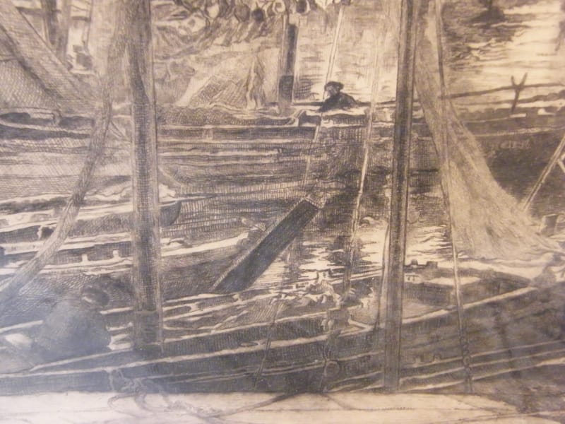 Port Palais Morbihan Lithographie Edouard Léon 1882 1969  1934 N°11/60 — vue 7