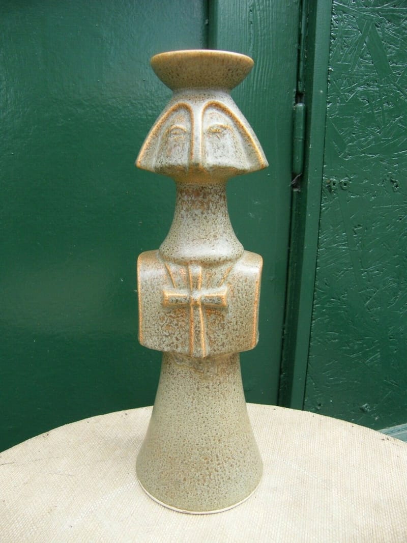 Céramique Sainte Cécile Atelier Bougeoir Anthropomorphe