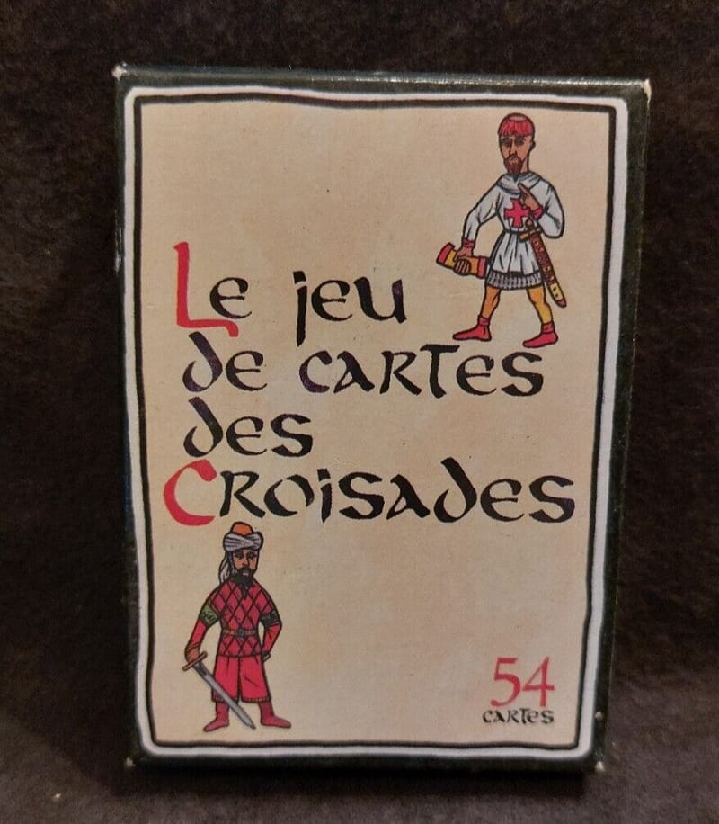 Cartes des Croisades Grimaud Jeu de Cotta sous blister 1996
