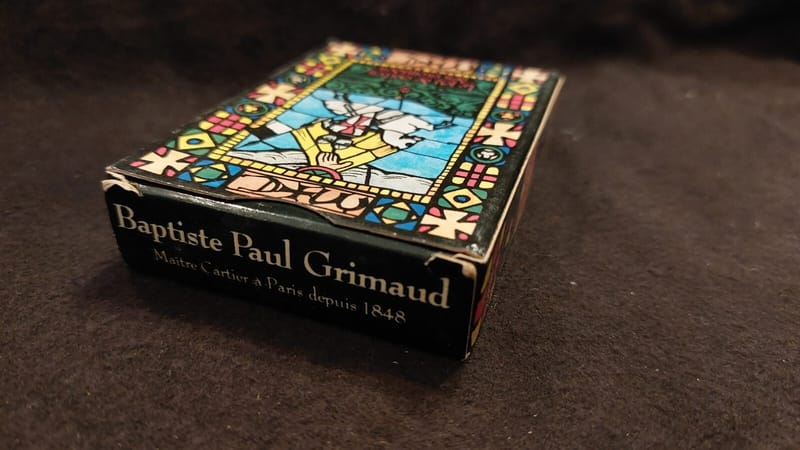 Cartes des Croisades Grimaud Jeu de Cotta sous blister 1996 — vue 3