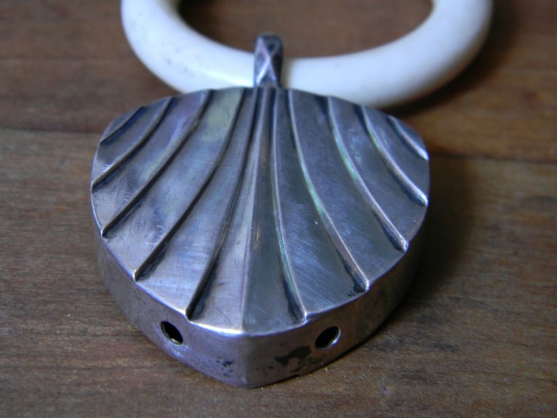 Argent Hochet Art Déco Argent Massif Silver Silber Os — vue 2