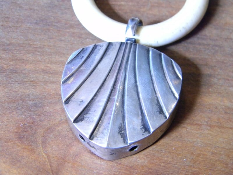Argent Hochet Art Déco Argent Massif Silver Silber Os — vue 5