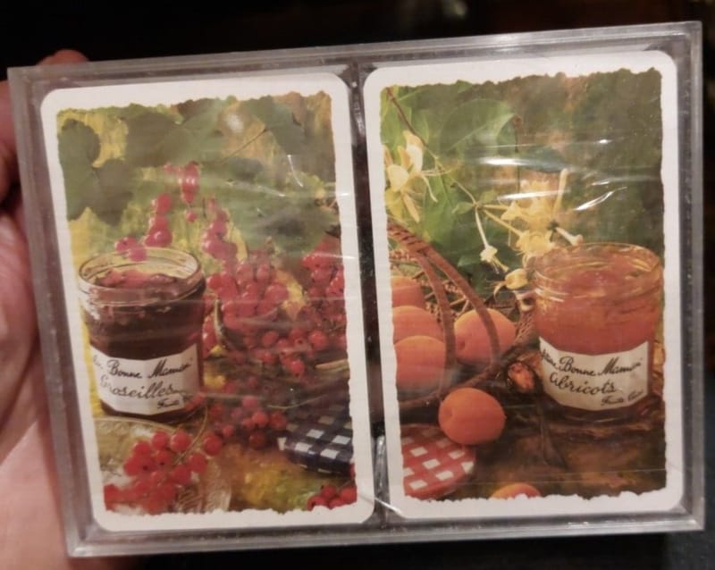 Cartes Héron Confitures Bonne Maman en boite