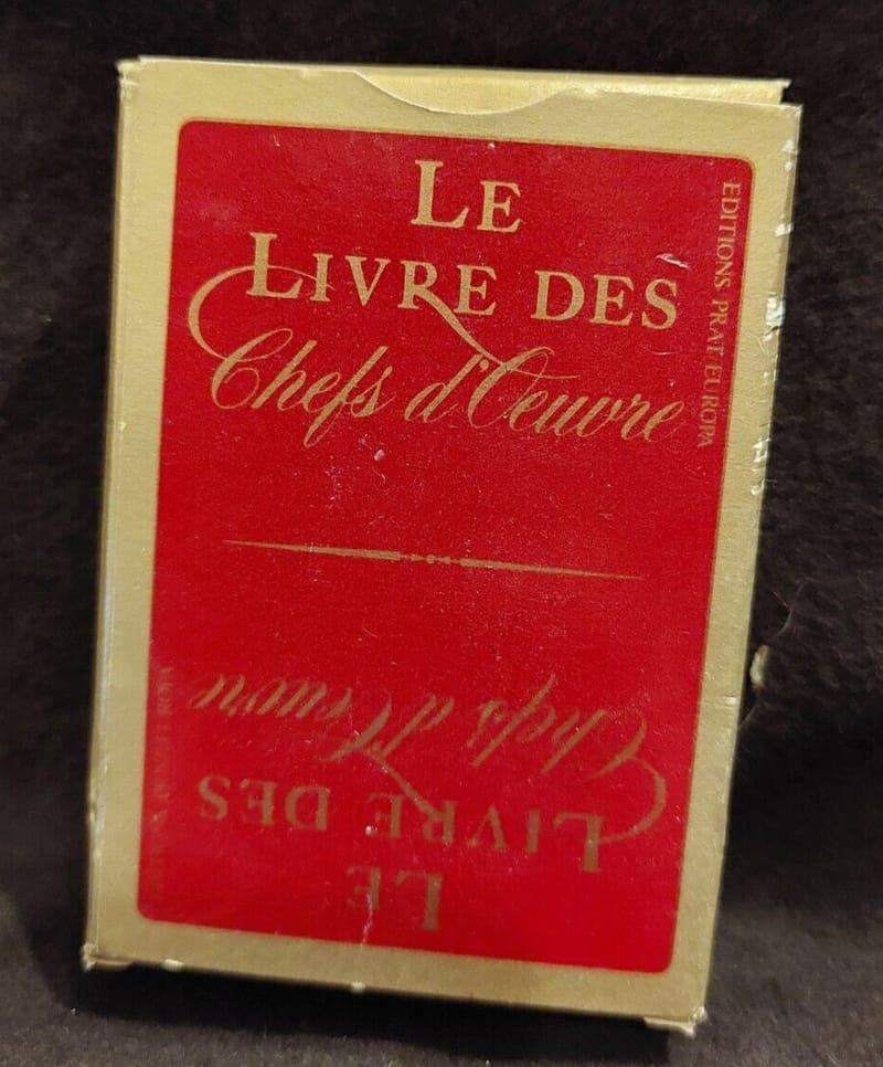Cartes Le Livre des Chefs d'œuvreEditions Prat Europa sous blister