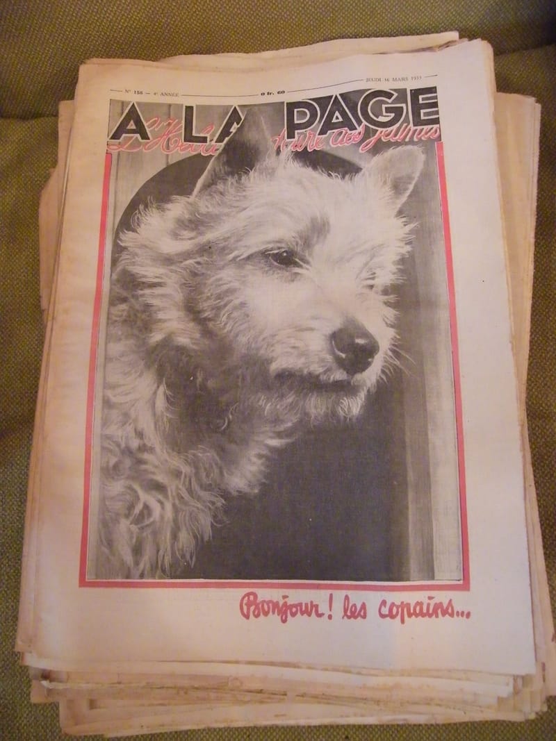 "A la page N°156 Mars 1933 Bonjour les copains"