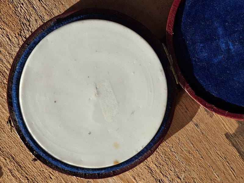 Médaille Porcelaine Paris Melle Anger Bateau Fluvial XIX ème siècle — vue 5