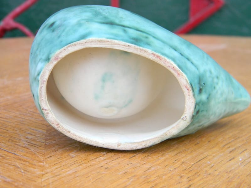 Coquetier Oiseau Céramique années 60 Couleur verte — vue 4