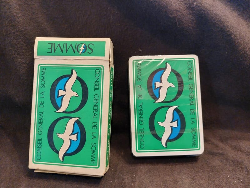 Cartes Jeu Conseil Général Somme vertes — vue 3