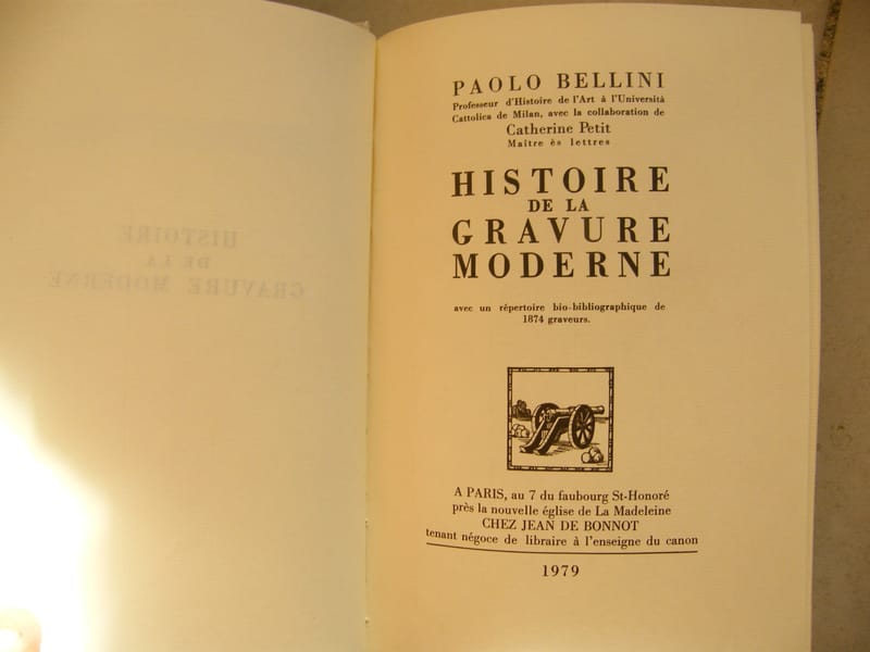 Jean de Bonnot Bellini Histoire Gravure Moderne Tirage de Tête 182/333 — vue 4