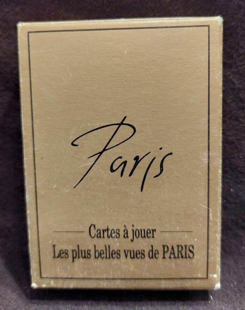 Cartes Jeu Paris Plus belles vues sous Blister