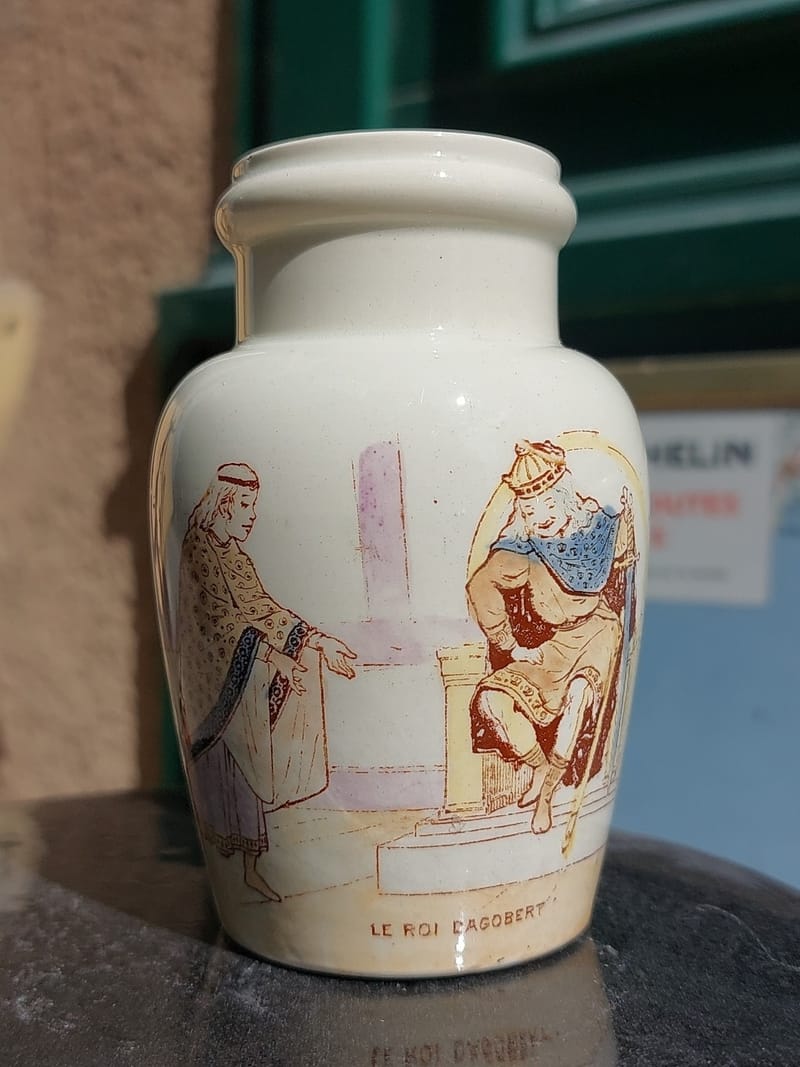 Pot Moutarde KG Lunéville Le Roi Dagobert