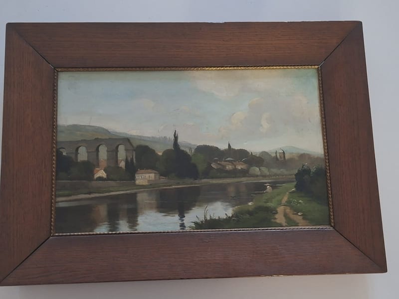 Marks Ars / Moselle Albert Marks Huile sur Toile — vue 2