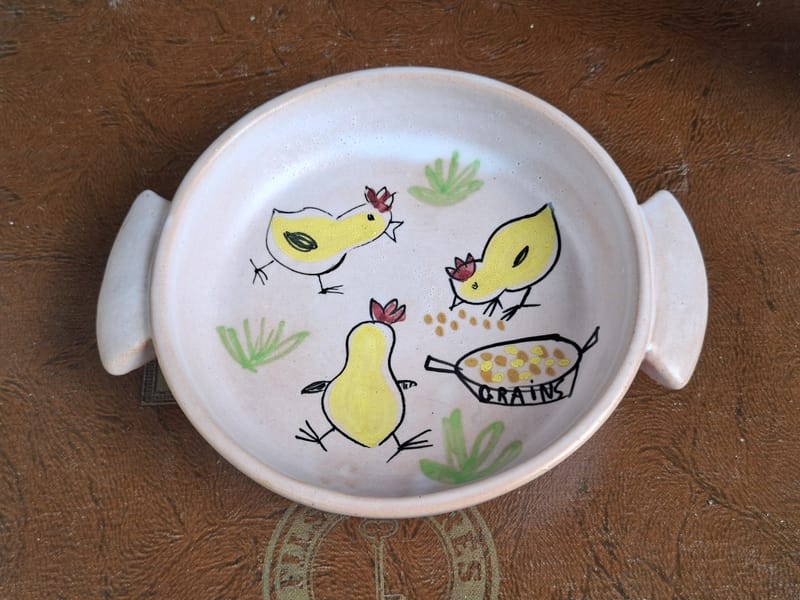 Lili Valentin Céramique Ecuelle Poussins