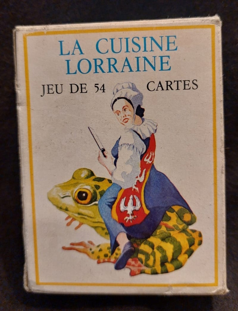 Cartes Jeu de la Cuisine Lorraine Cuny Woodcock