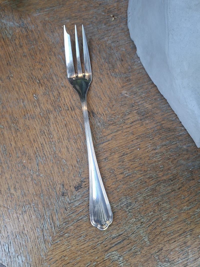Argent Christofle Fourchette Service Spatours Argent Plaqué Silver Silber