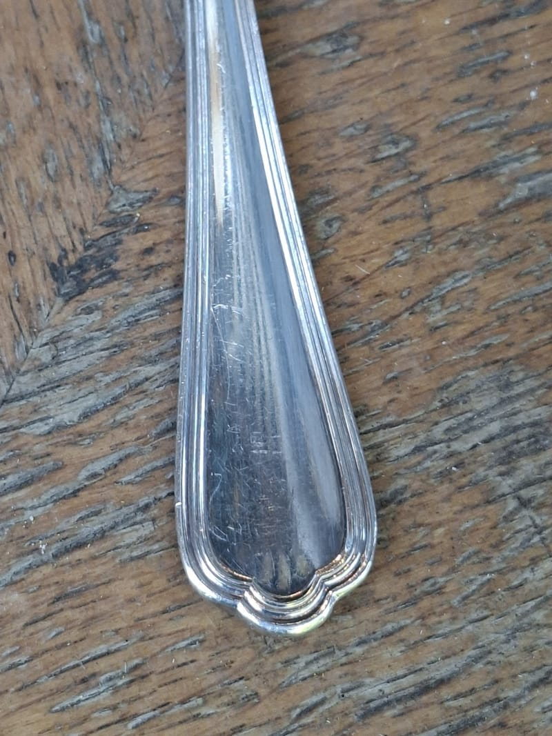 Argent Christofle Fourchette Service Spatours Argent Plaqué Silver Silber — vue 2