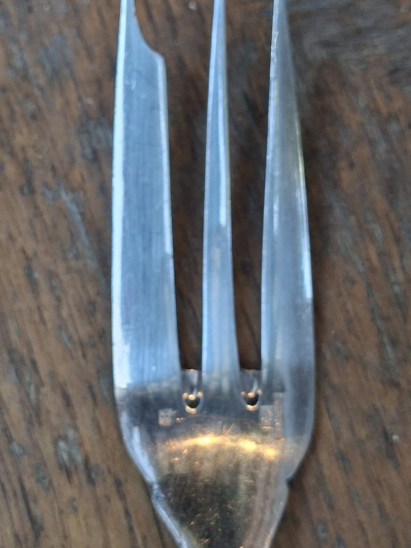 Argent Christofle Fourchette Service Spatours Argent Plaqué Silver Silber — vue 3