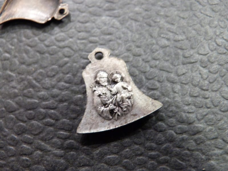Cloche Piccard Fondeurs Médaille Pendentif Argent Plaqué Silver Silber — vue 3