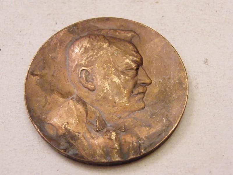 Médaille Bronze Auguste Slosse 1863 1930