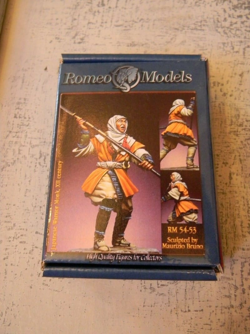 Romeo Models Japanese Warrior Monk XII century RM 54 53 Bruno