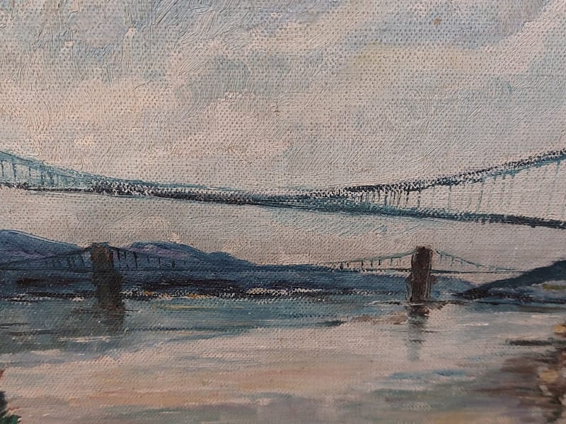 Robert Sterkers Tournon Rhône Huile Toile — vue 4