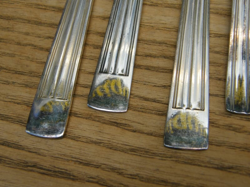 Christofle Art Déco Mira Lanel Fourchettes Poisson Argent Plaqué Luc Lanel — vue 5