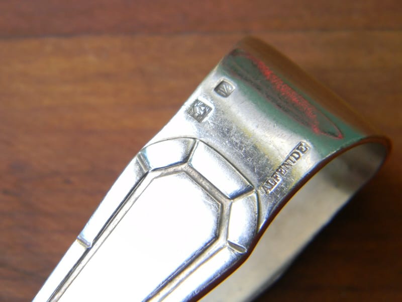 Christofle Pince à Sucre Art Déco Modèle Tosca Argent Plaqué Silver Silber — vue 2