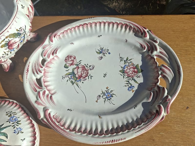 Malicorne Emile Tessier Soupière Faïence Champignon — vue 9