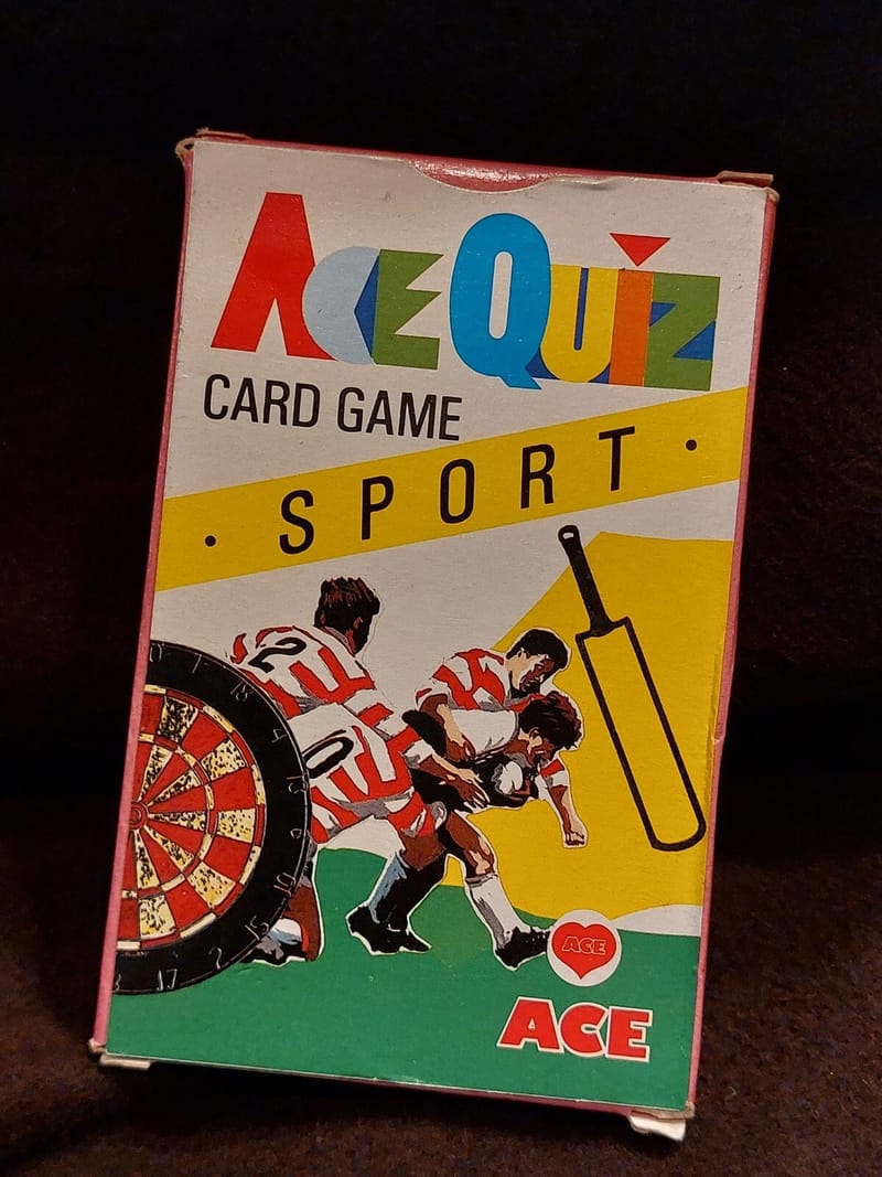 Cartes Ace Quiz Card Game Sport sous blister