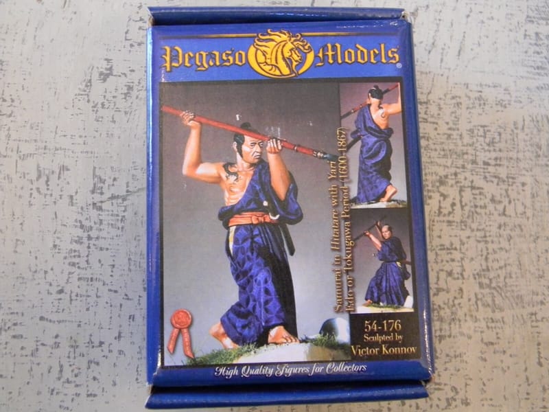Pegaso Models Samurai in hitatare with Yari 1600 1867 54 176 Konnov