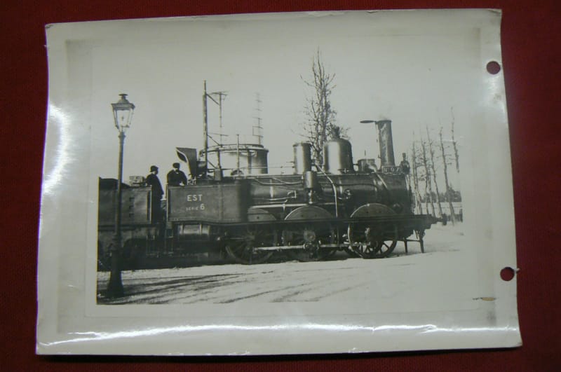"Photographie Locomotive Vapeur 0,71 La Lusace Série 6 en 1912"