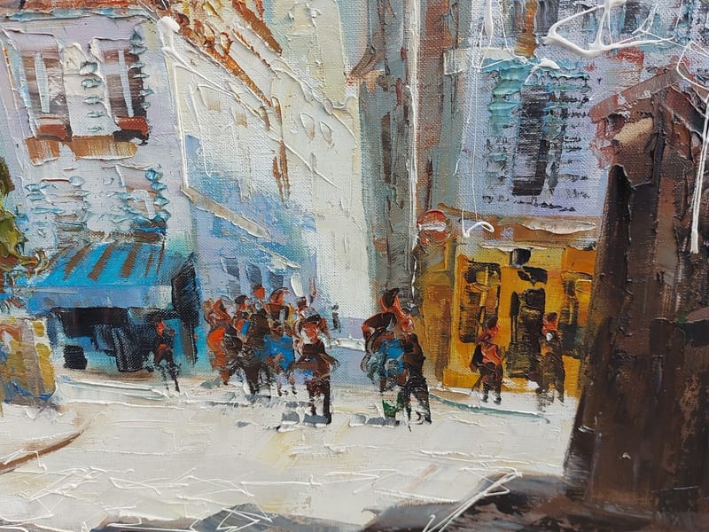 Lucien Desmedt Montmartre Paris Le Consulat 1972 Huile sur Toile 1919 1993 — vue 6