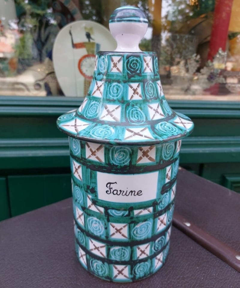 Robert Picault Céramique Pot Farine 31 cm