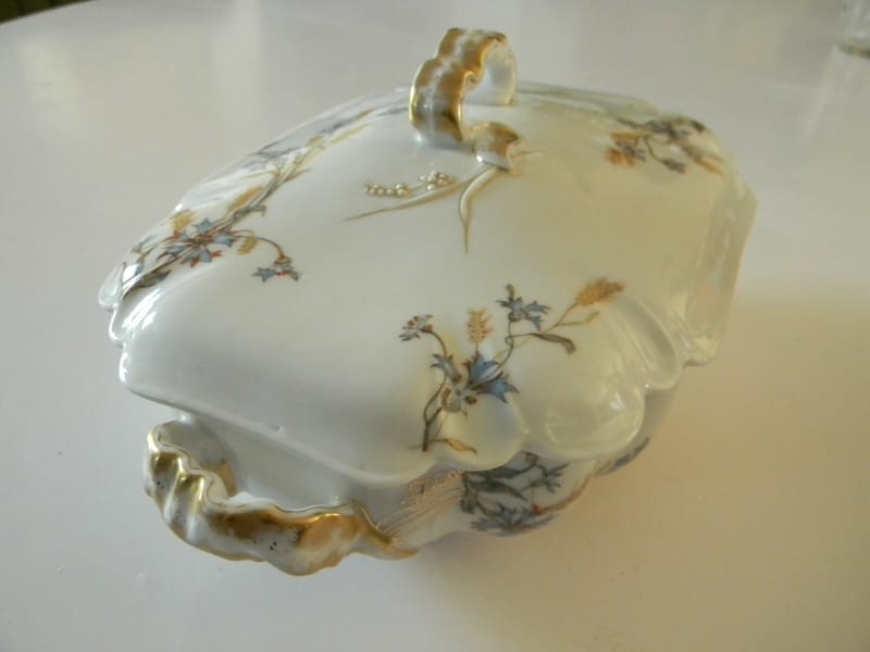 Limoges Haviland Légumier Porcelaine Prevel Metz N°2" — vue 2