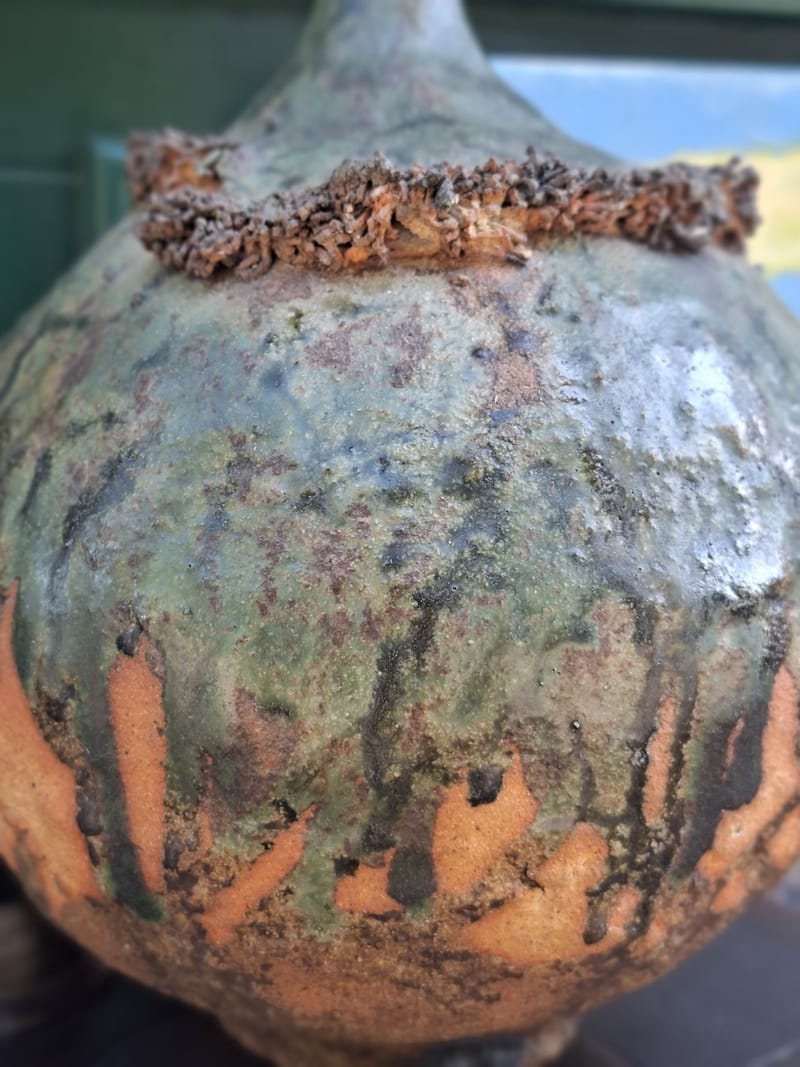 Vase Céramique Brutaliste Signé JB 79 — vue 8