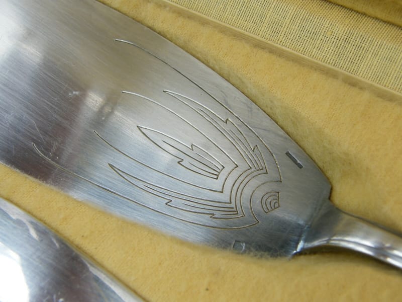 Christofle Art Déco Ménagère Service Argent Plaqué Silver Silber — vue 4
