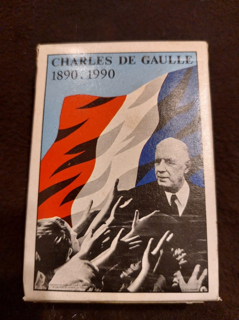 Cartes Grimaud Général de Gaulle 1890 1990 Centenaire