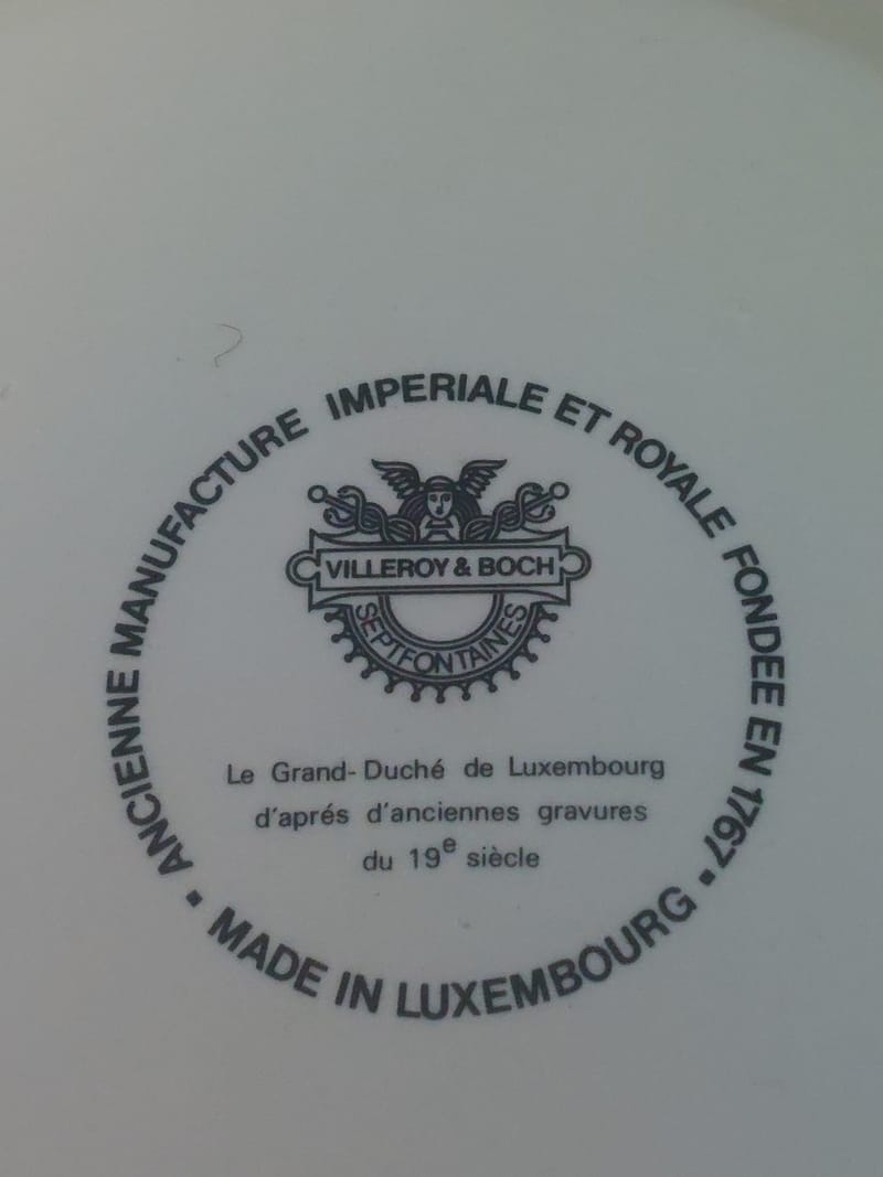 Villeroy & Boch Assiette Luxembourg 1835 N Liez — vue 4