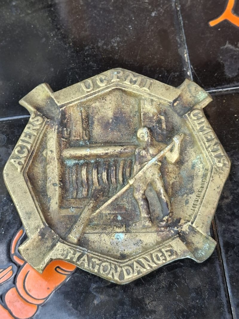 UCPMI Hagondange Bronze Cendrier